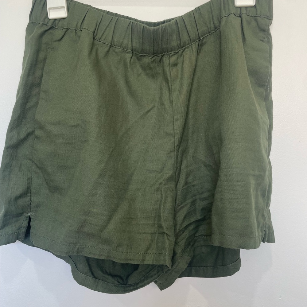 Madewell High Waist Green Women's Shorts